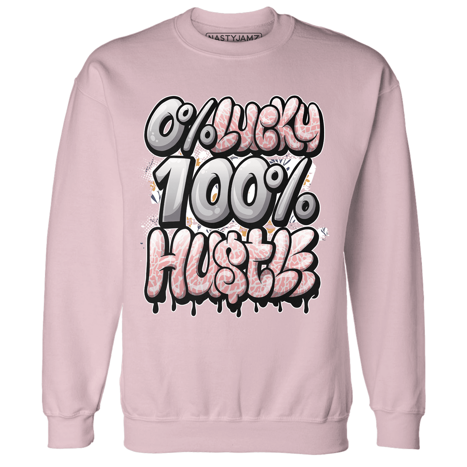 Red Stardust 3s Sweatshirt Match Lucky Hustle - NastyJamz