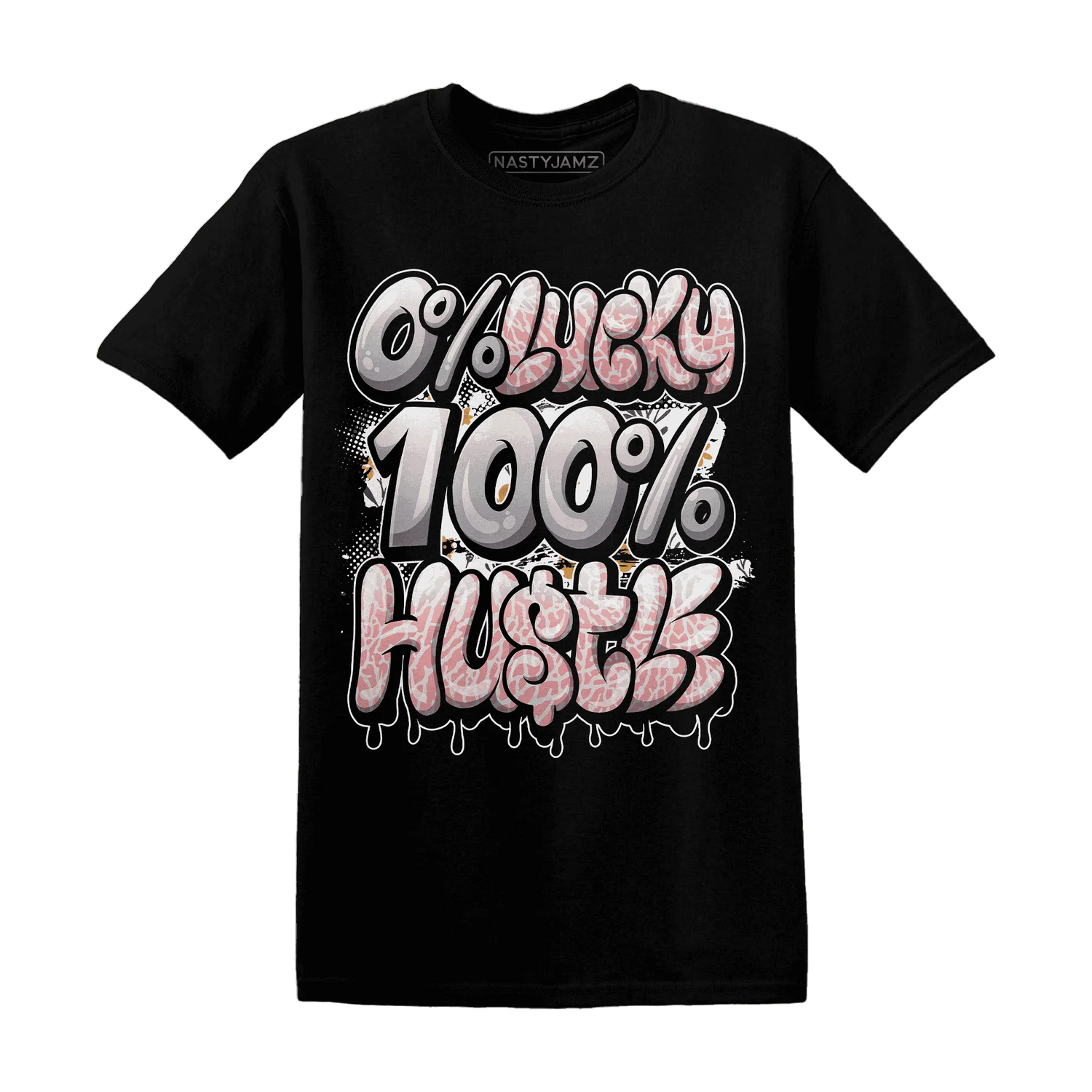 Red-Stardust-3s-T-Shirt-Match-Lucky-Hustle