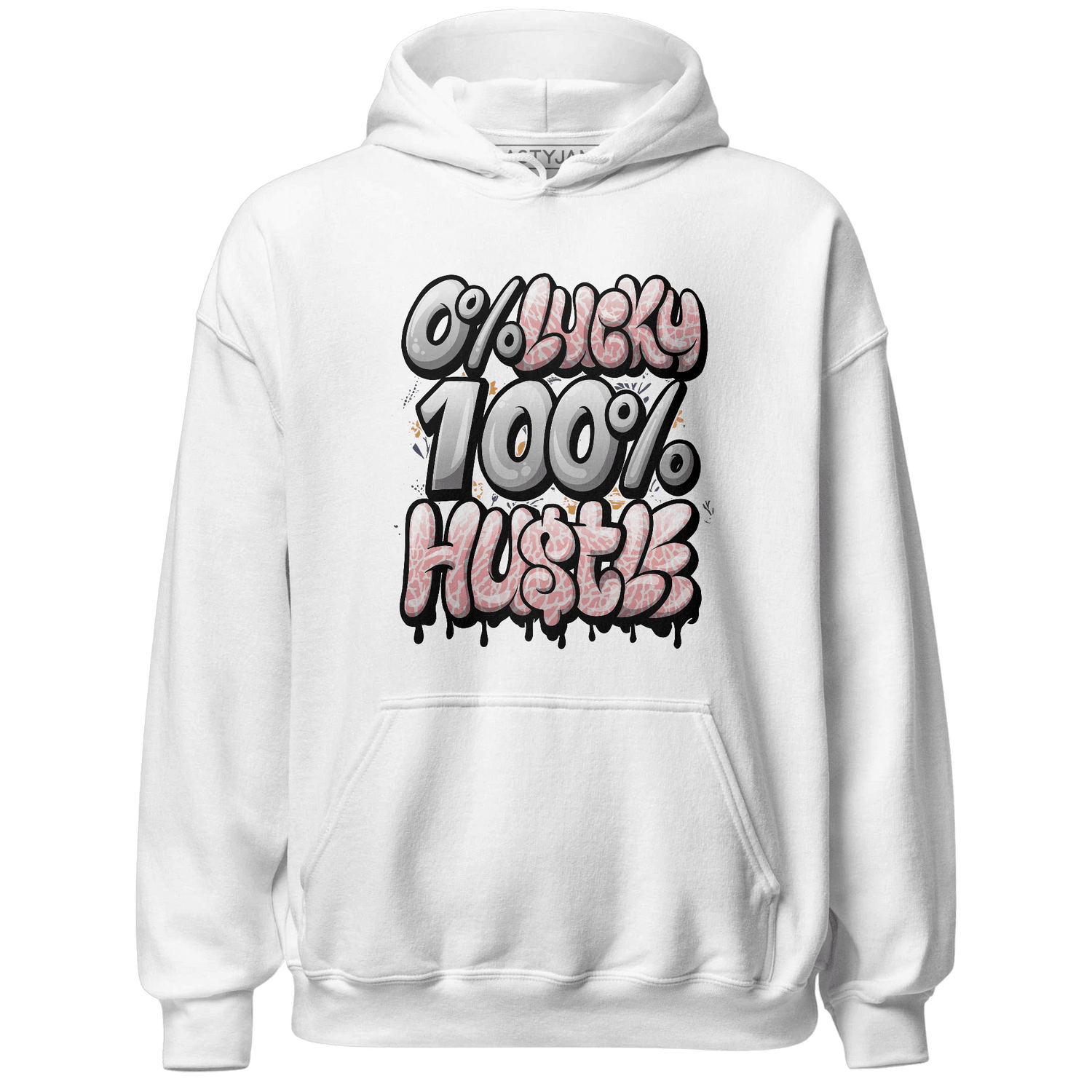 Red Stardust 3s Hoodie Match Lucky Hustle - NastyJamz