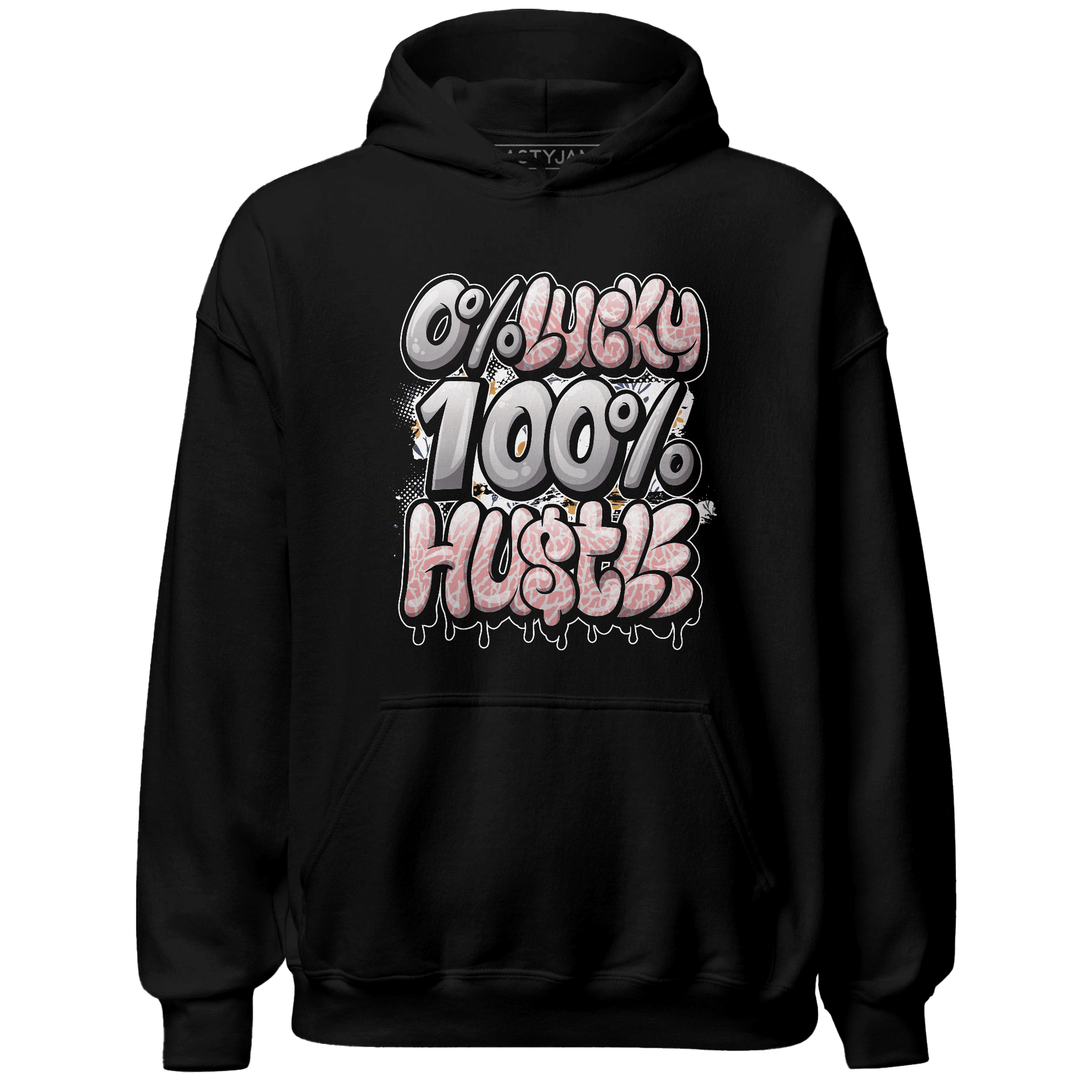 Red Stardust 3s Hoodie Match Lucky Hustle - NastyJamz