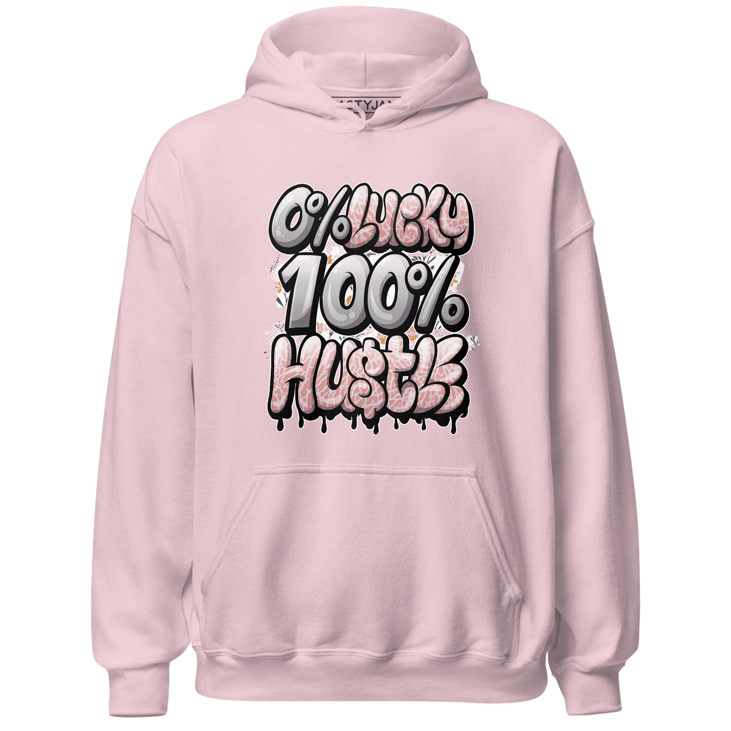 Red Stardust 3s Hoodie Match Lucky Hustle - NastyJamz