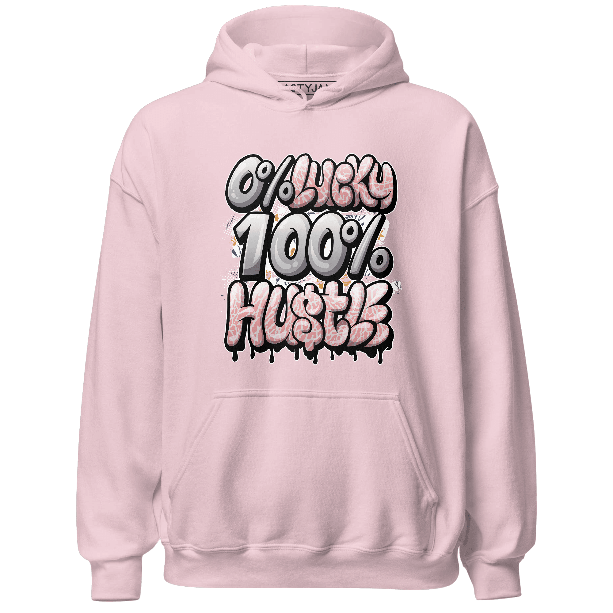 Red Stardust 3s Hoodie Match Lucky Hustle - NastyJamz