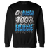 Industrial Blue 4s Sweatshirt Match Lucky Hustle - NastyJamz