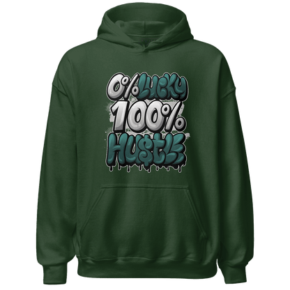 Oxidized Green 4s Hoodie Match Lucky Hustle - NastyJamz