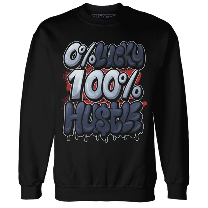 White-Navy-6s-Sweatshirt-Match-Lucky-Hustle