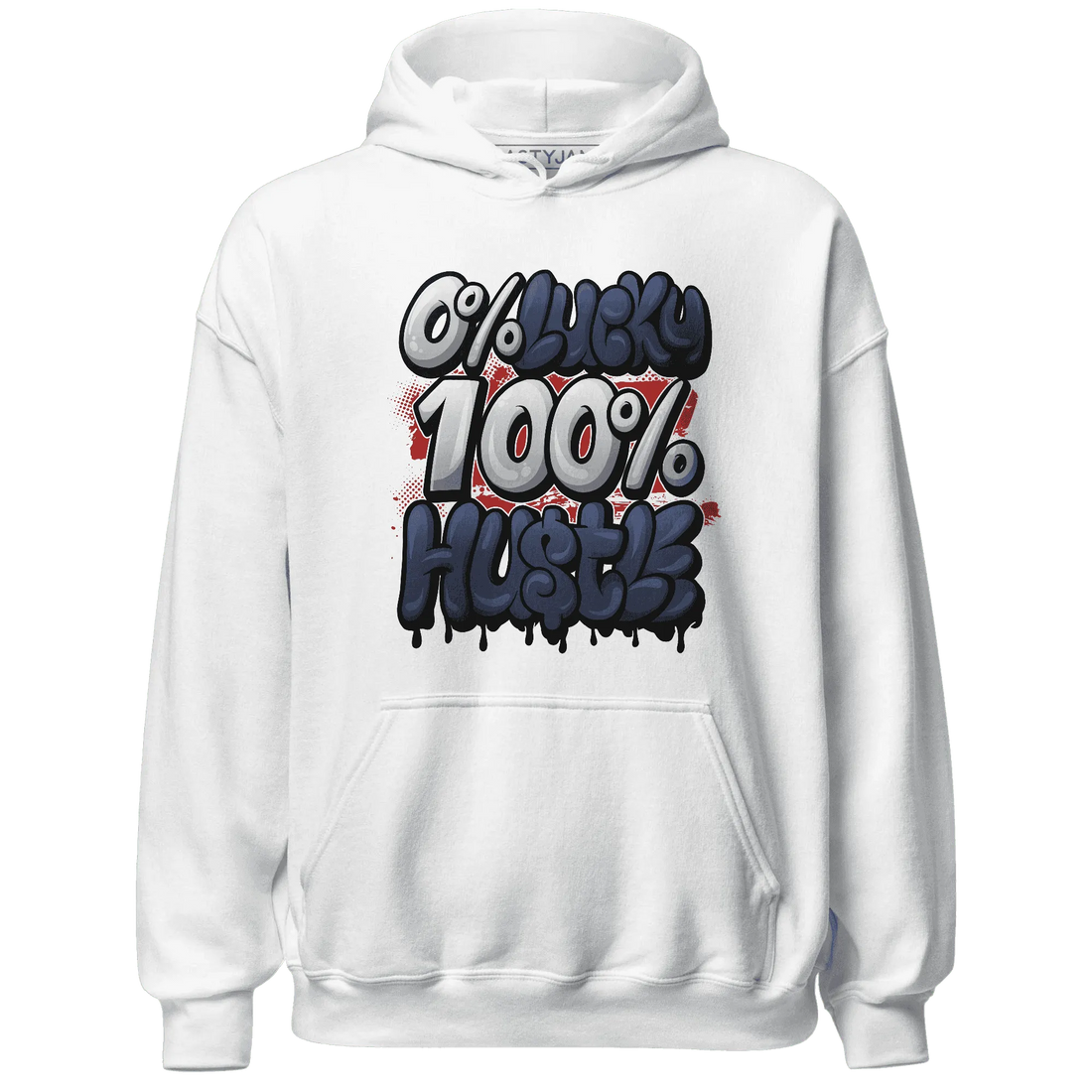 White-Navy-6s-Hoodie-Match-Lucky-Hustle