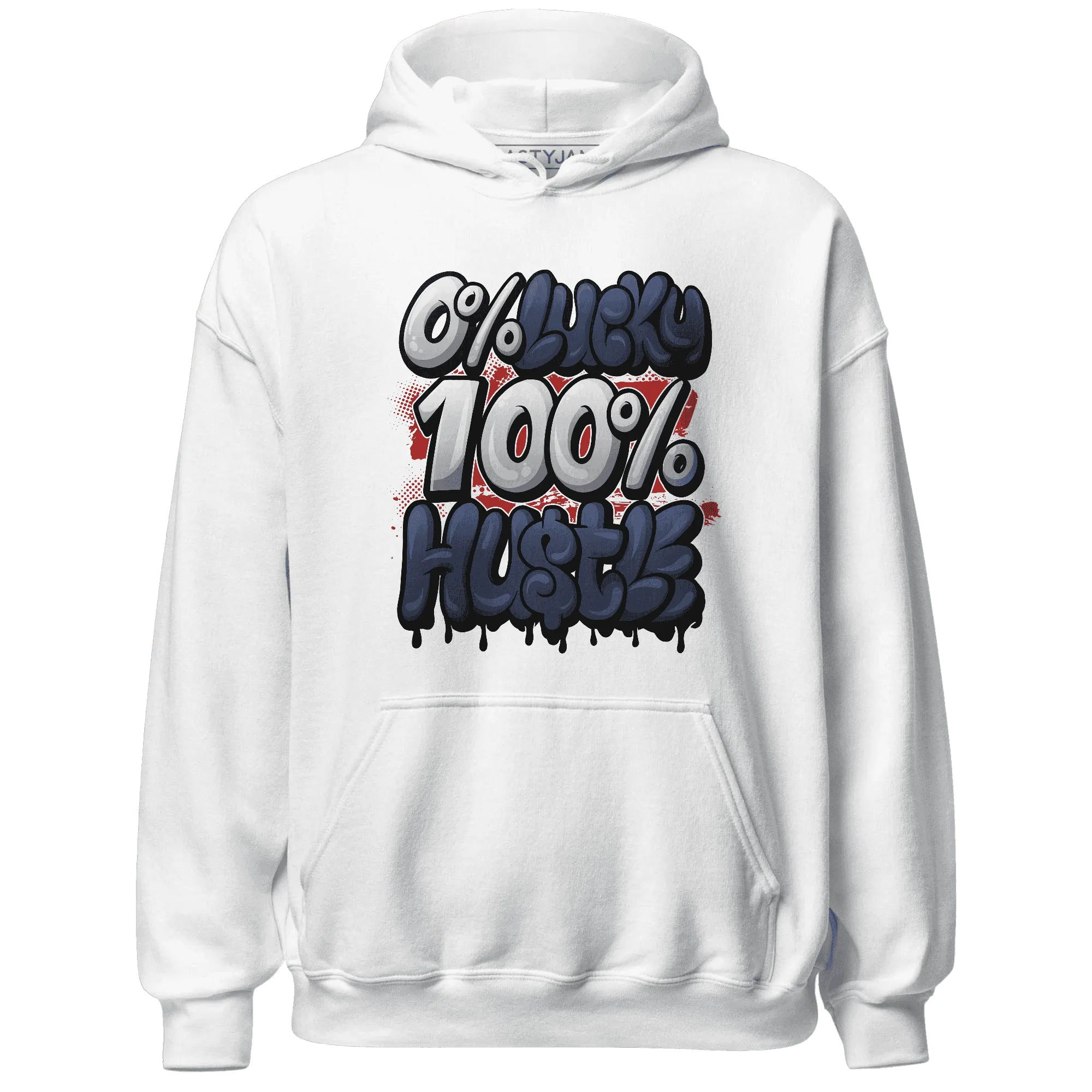 White-Navy-6s-Hoodie-Match-Lucky-Hustle