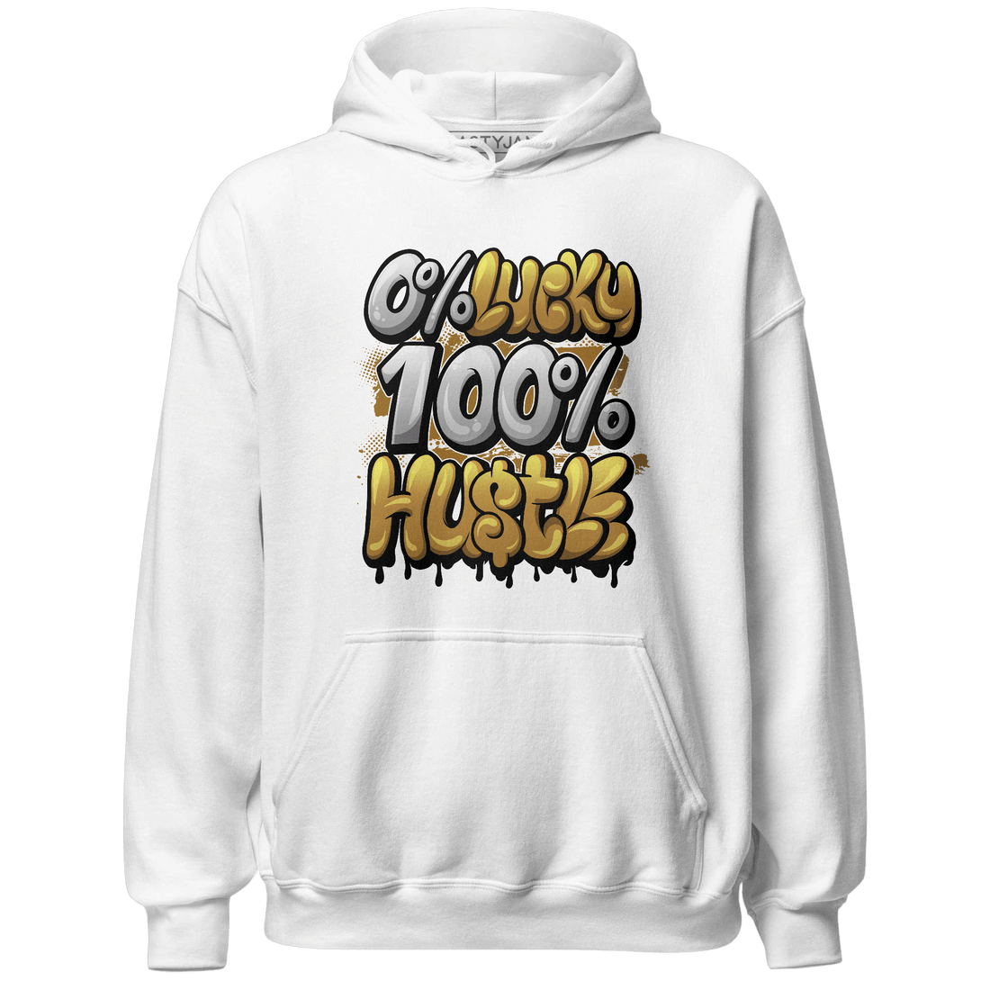 Wheat 13s Hoodie Match Lucky Hustle - NastyJamz