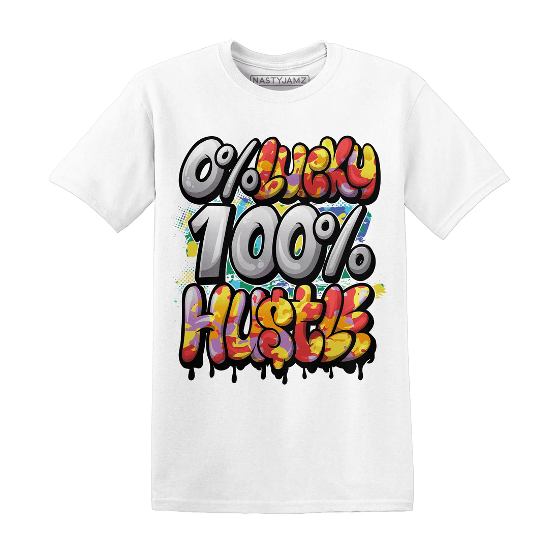Mid-GS-Six-Championships-1s-T-Shirt-Match-Lucky-Hustle