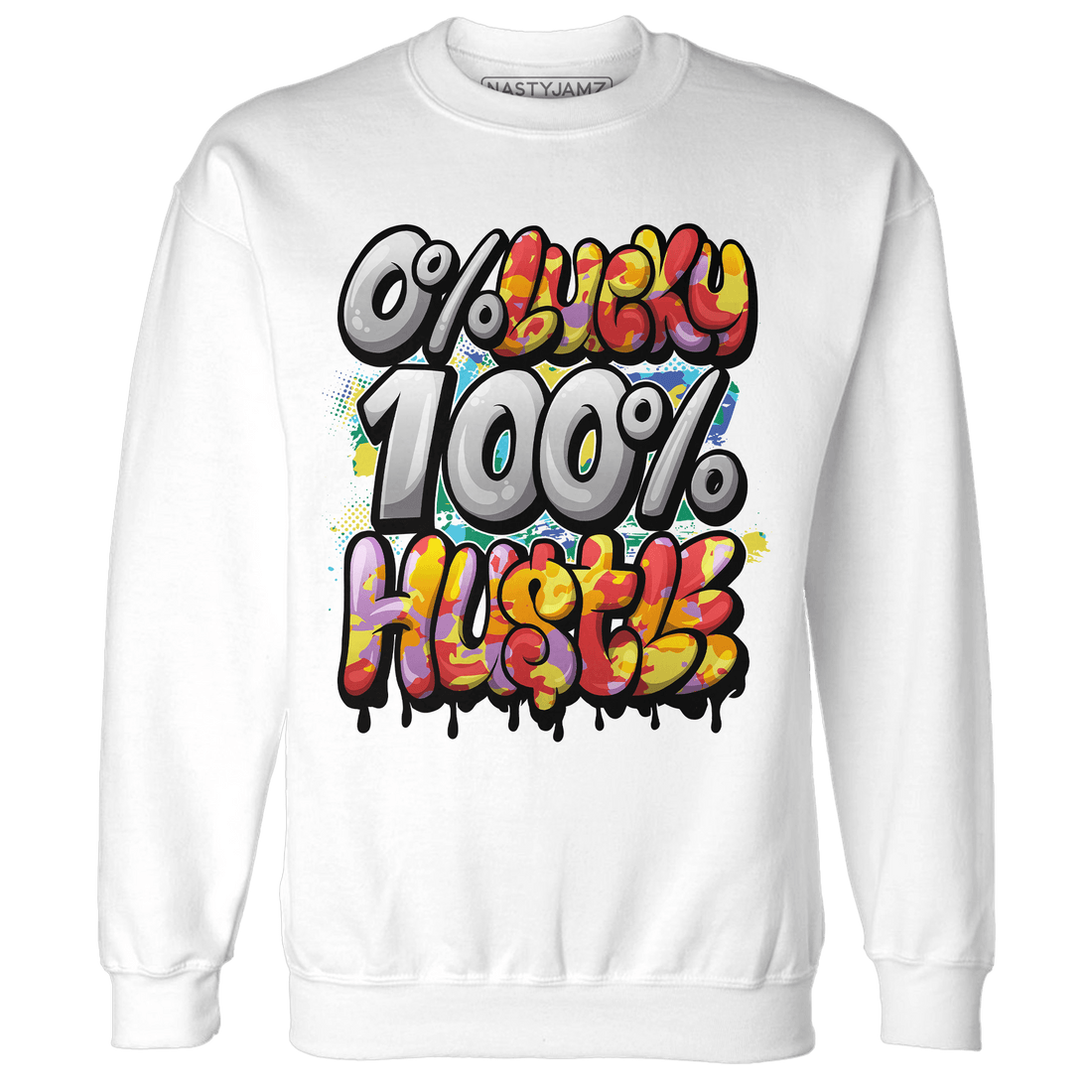 Mid GS Six Championships 1s Sweatshirt Match Lucky Hustle - NastyJamz