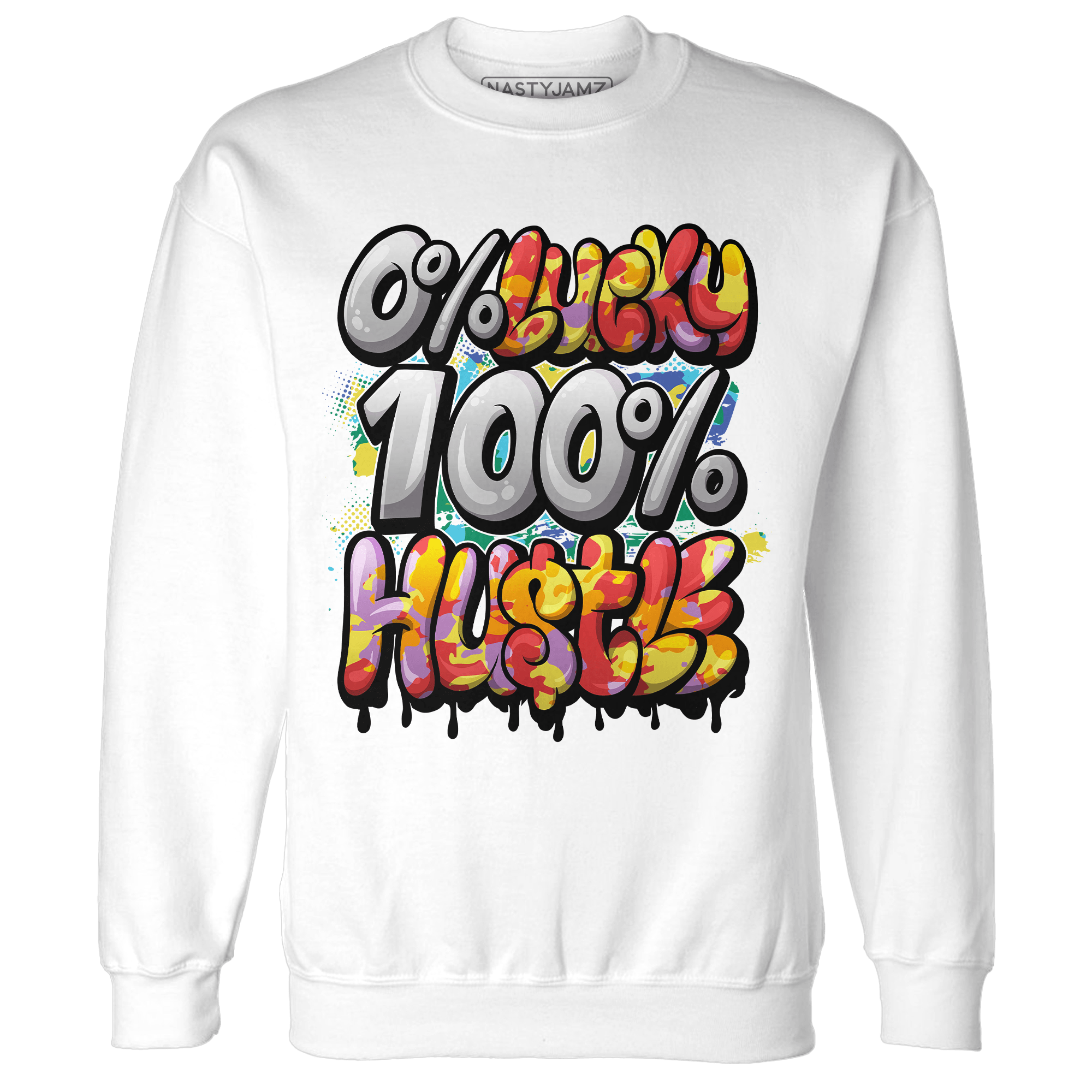 Mid GS Six Championships 1s Sweatshirt Match Lucky Hustle - NastyJamz