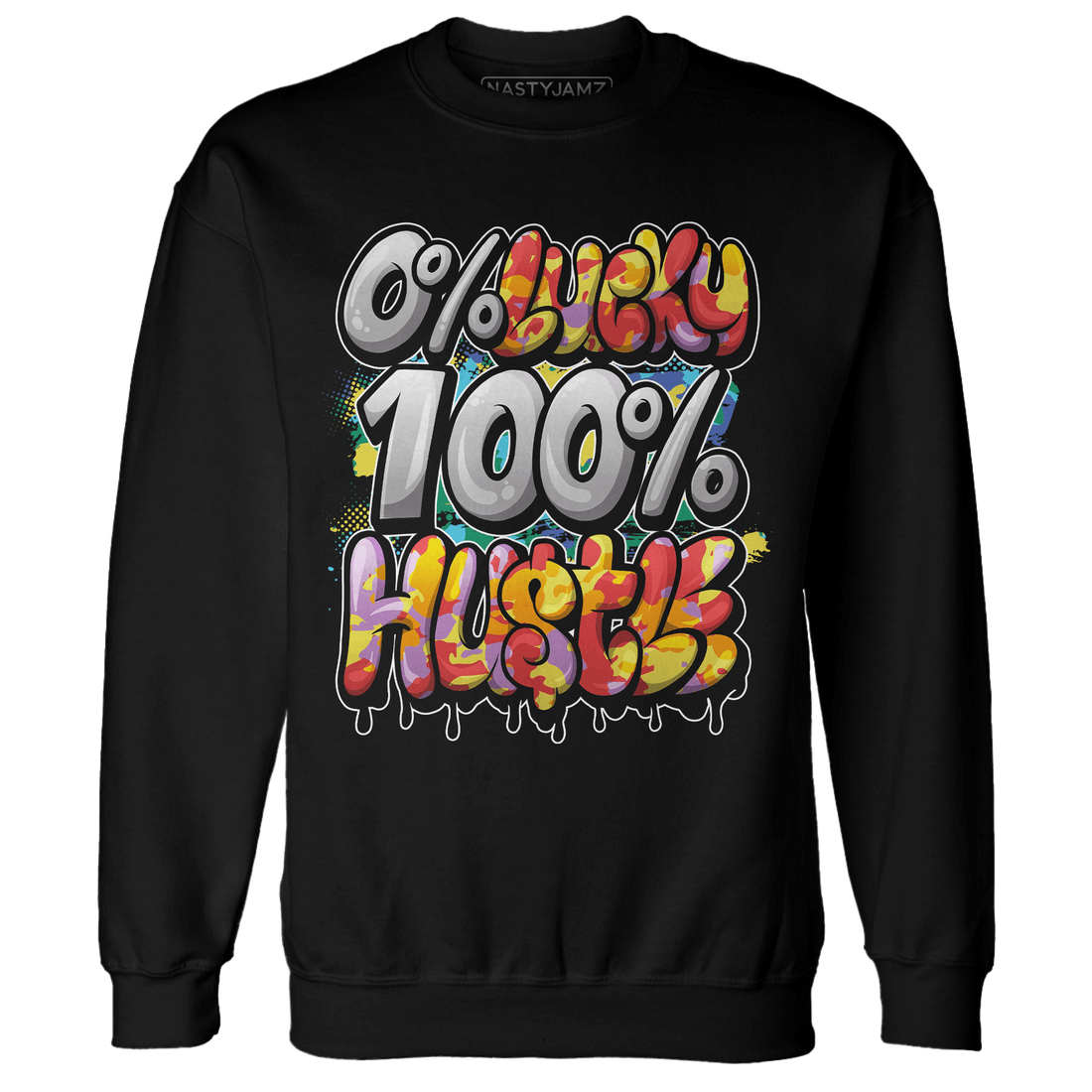 Mid GS Six Championships 1s Sweatshirt Match Lucky Hustle - NastyJamz