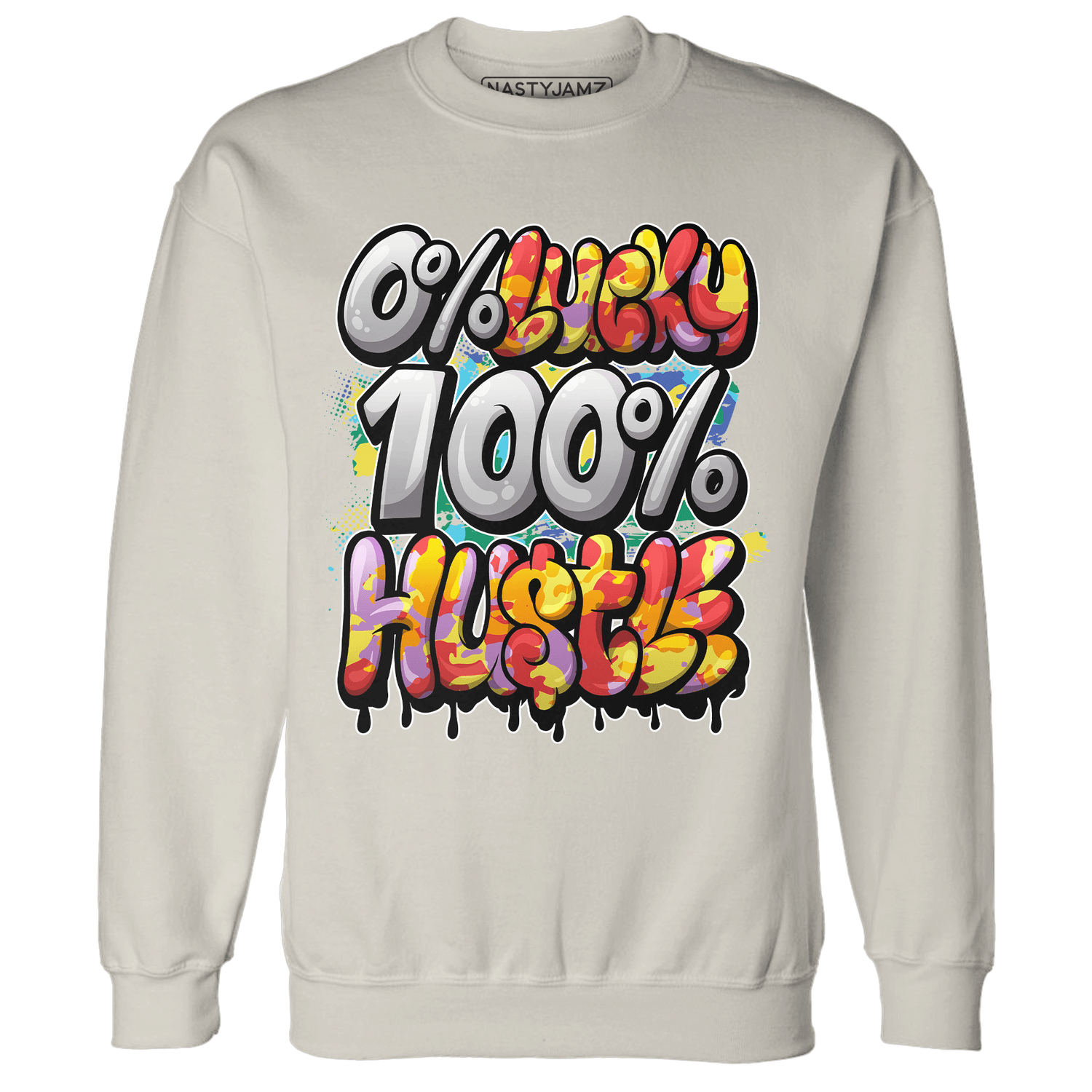 Mid GS Six Championships 1s Sweatshirt Match Lucky Hustle - NastyJamz
