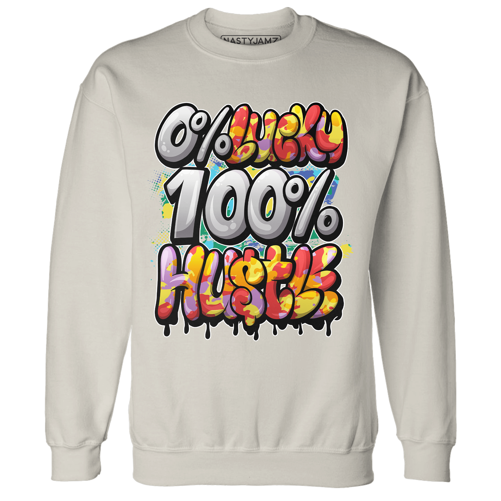 Mid GS Six Championships 1s Sweatshirt Match Lucky Hustle - NastyJamz