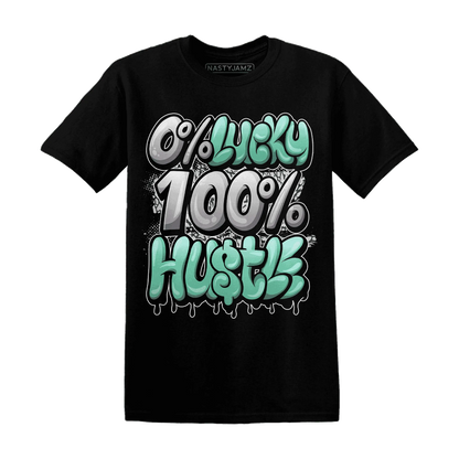 Green-Glow-3s-T-Shirt-Match-Lucky-Hustle