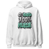 Green Glow 3s Hoodie Match Lucky Hustle - NastyJamz