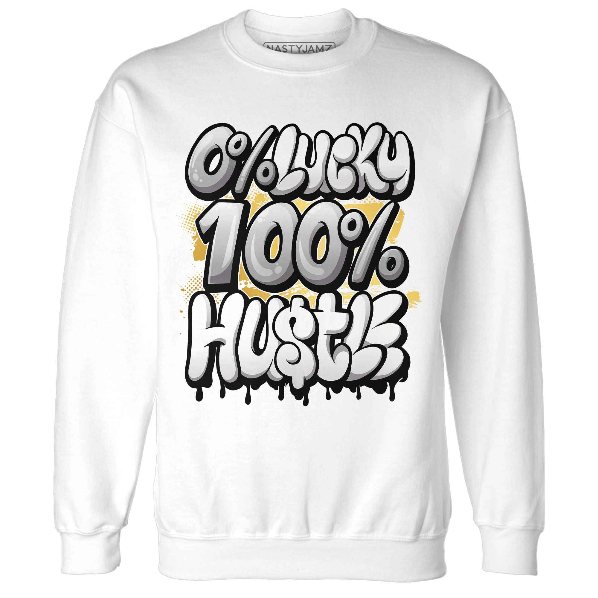 Sail 4s Sweatshirt Match Lucky Hustle - NastyJamz