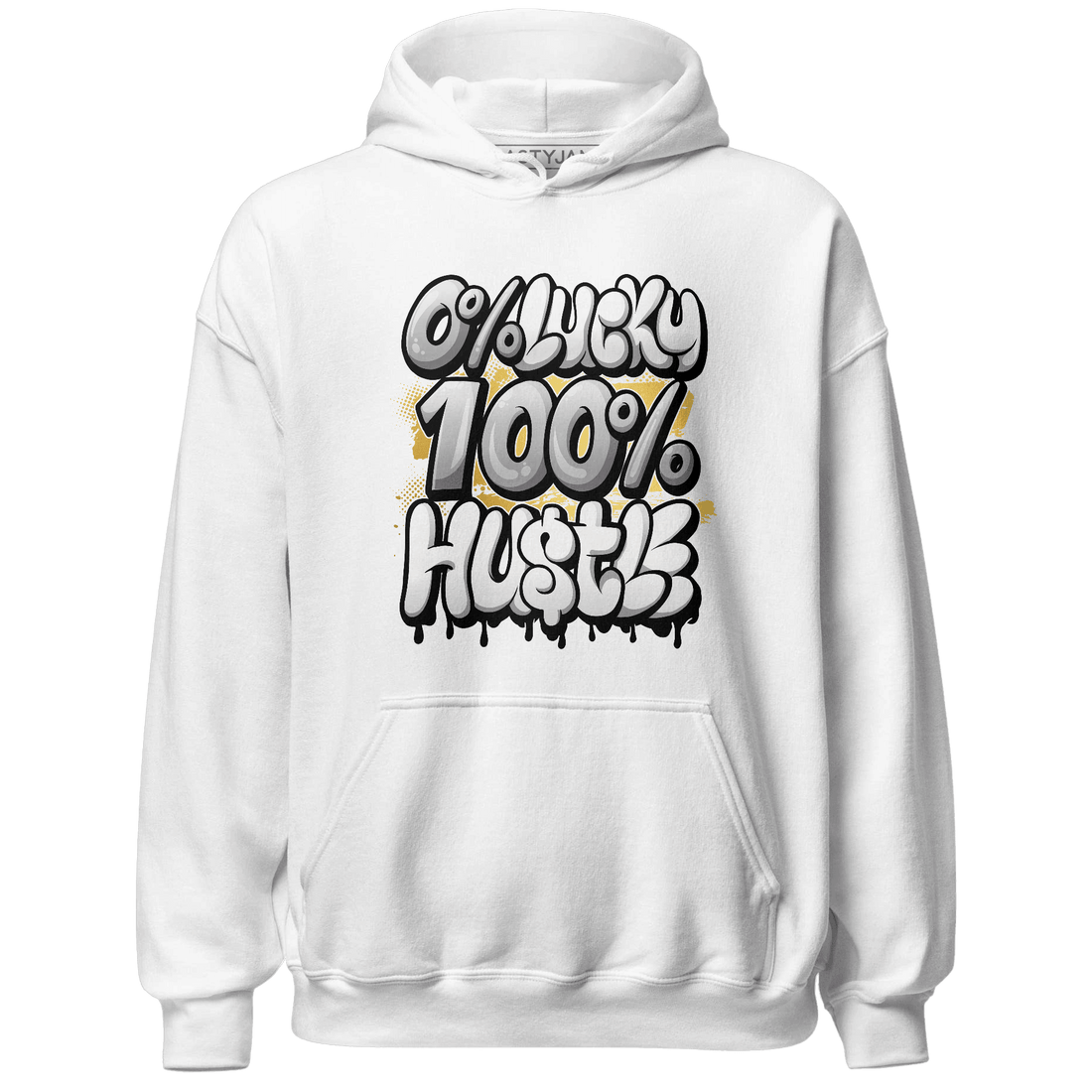 Sail 4s Hoodie Match Lucky Hustle - NastyJamz