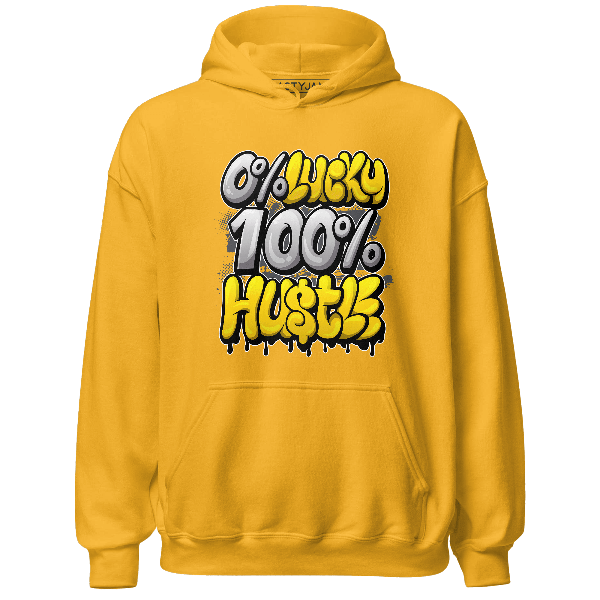 Thunder 4s Hoodie Match Lucky Hustle - NastyJamz