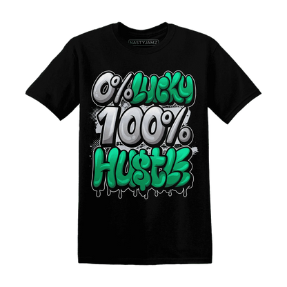 Lucky-Green-5s-T-Shirt-Match-Lucky-Hustle