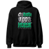 Lucky Green 5s Hoodie Match Lucky Hustle - NastyJamz