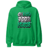 Lucky Green 5s Hoodie Match Lucky Hustle - NastyJamz
