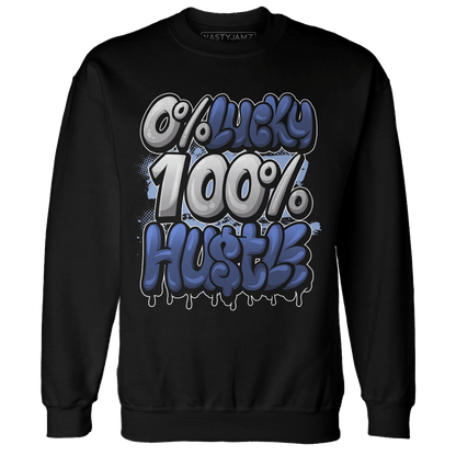 Midnight Navy 5s Sweatshirt Match Lucky Hustle - NastyJamz