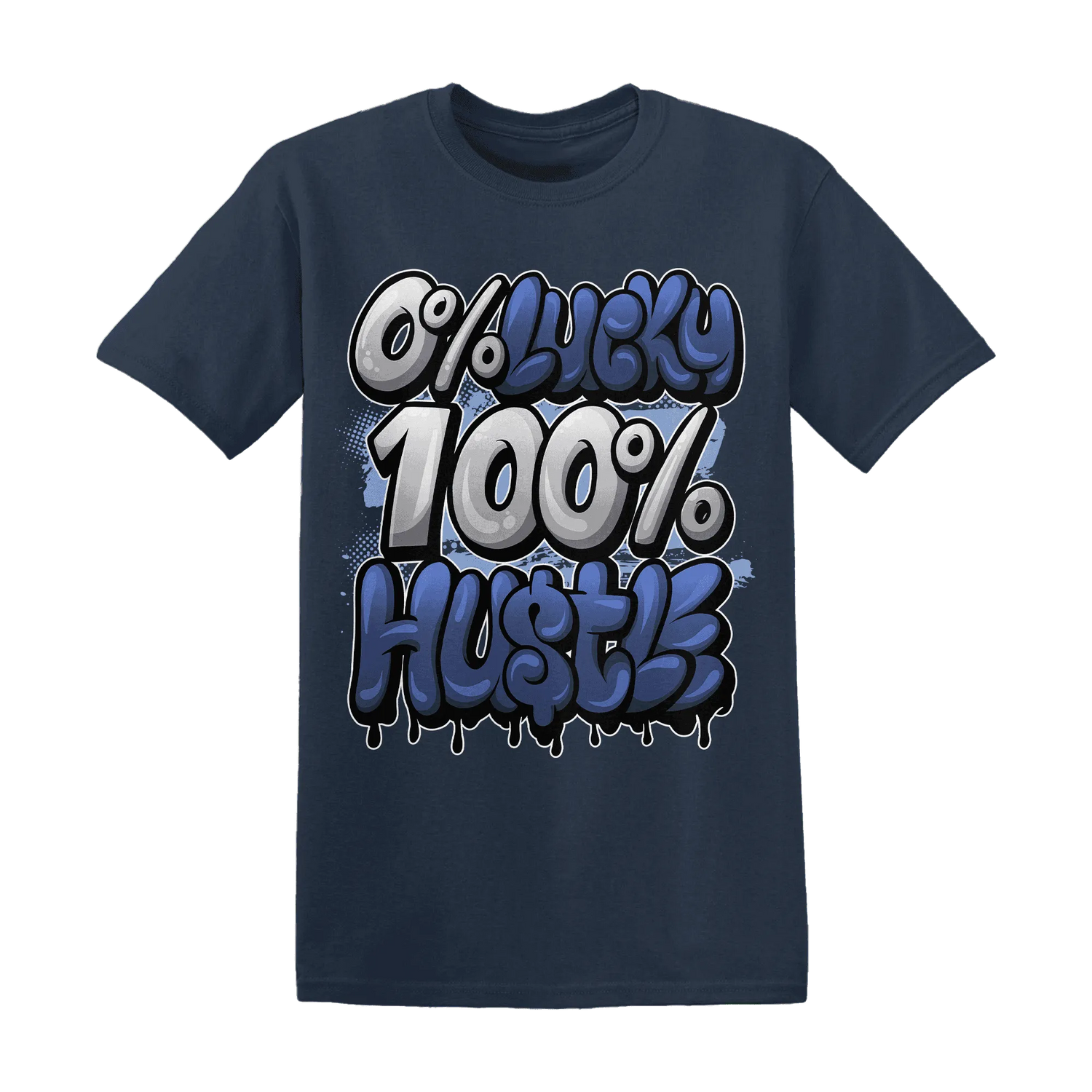 Midnight-Navy-5s-T-Shirt-Match-Lucky-Hustle