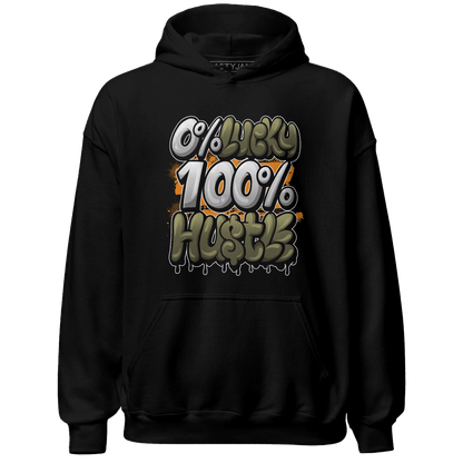 Olive 5s Hoodie Match Lucky Hustle - NastyJamz