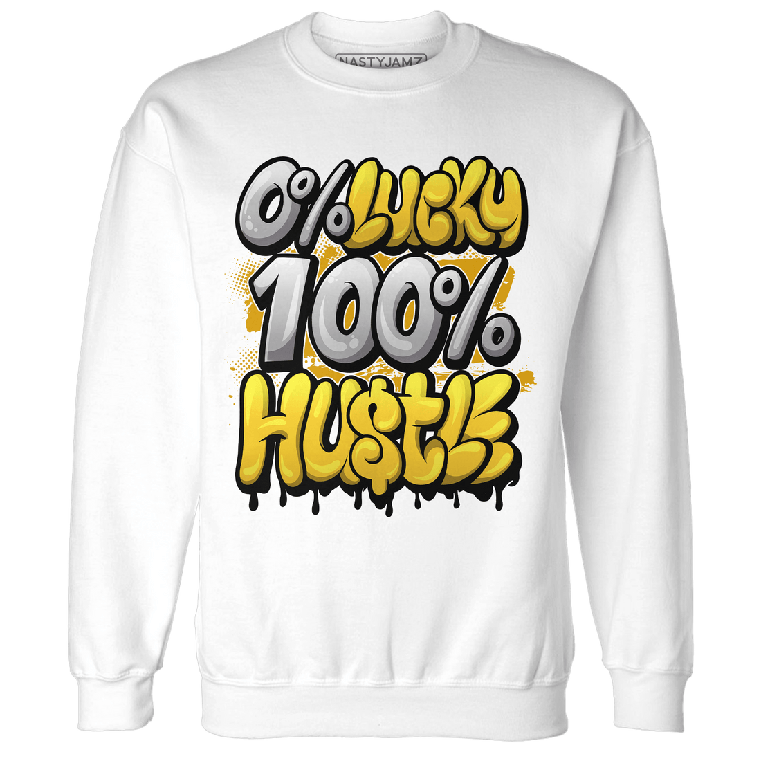 Yellow Ochre 6s Sweatshirt Match Lucky Hustle - NastyJamz