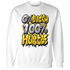 Yellow Ochre 6s Sweatshirt Match Lucky Hustle - NastyJamz