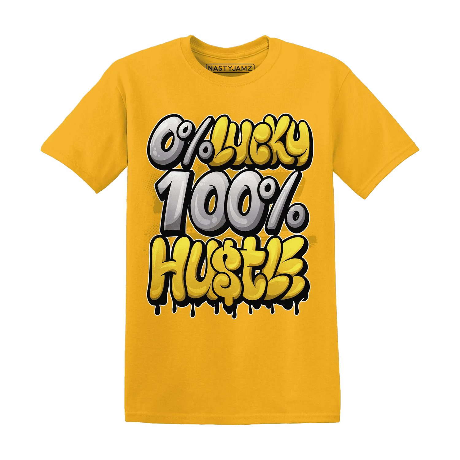 Yellow-Ochre-6s-T-Shirt-Match-Lucky-Hustle