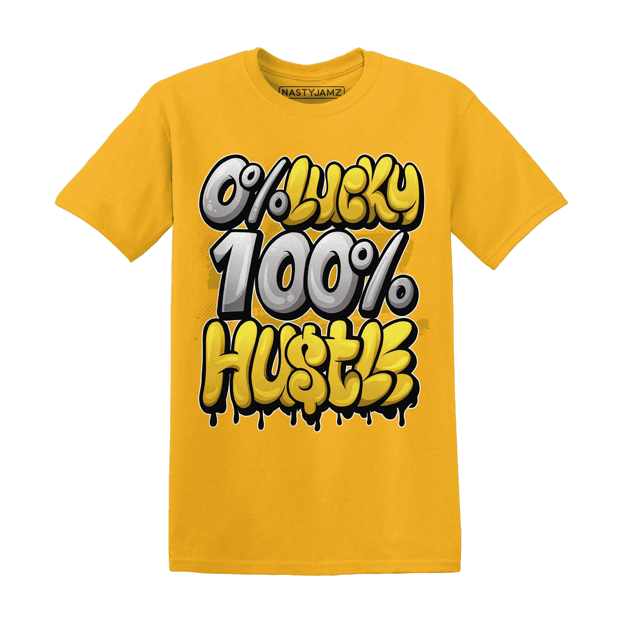 Yellow-Ochre-6s-T-Shirt-Match-Lucky-Hustle