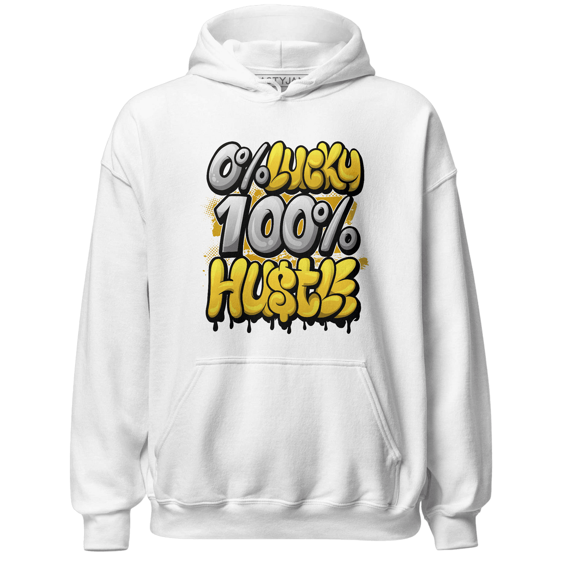 Yellow Ochre 6s Hoodie Match Lucky Hustle - NastyJamz