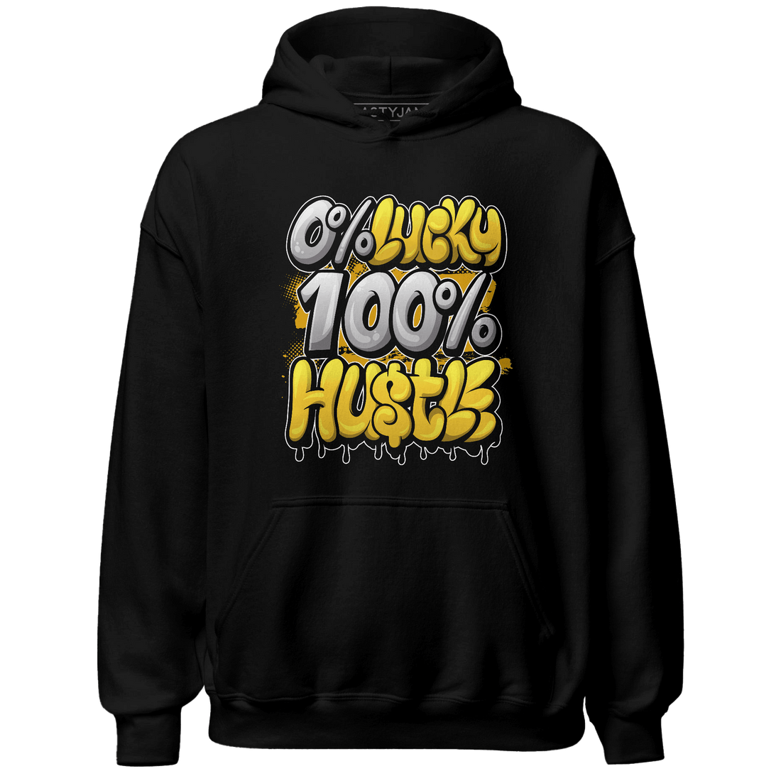 Yellow Ochre 6s Hoodie Match Lucky Hustle - NastyJamz