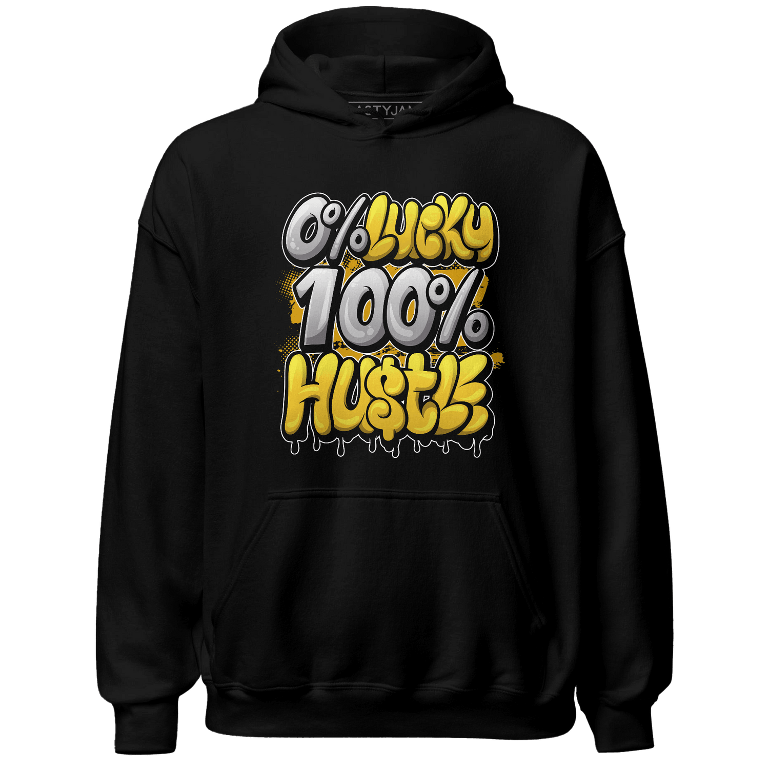 Yellow Ochre 6s Hoodie Match Lucky Hustle - NastyJamz