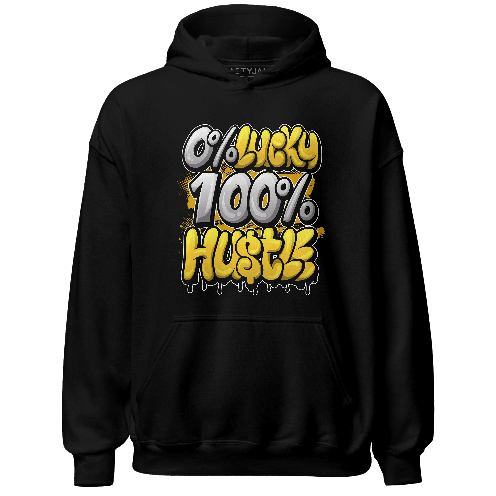 Yellow Ochre 6s Hoodie Match Lucky Hustle - NastyJamz