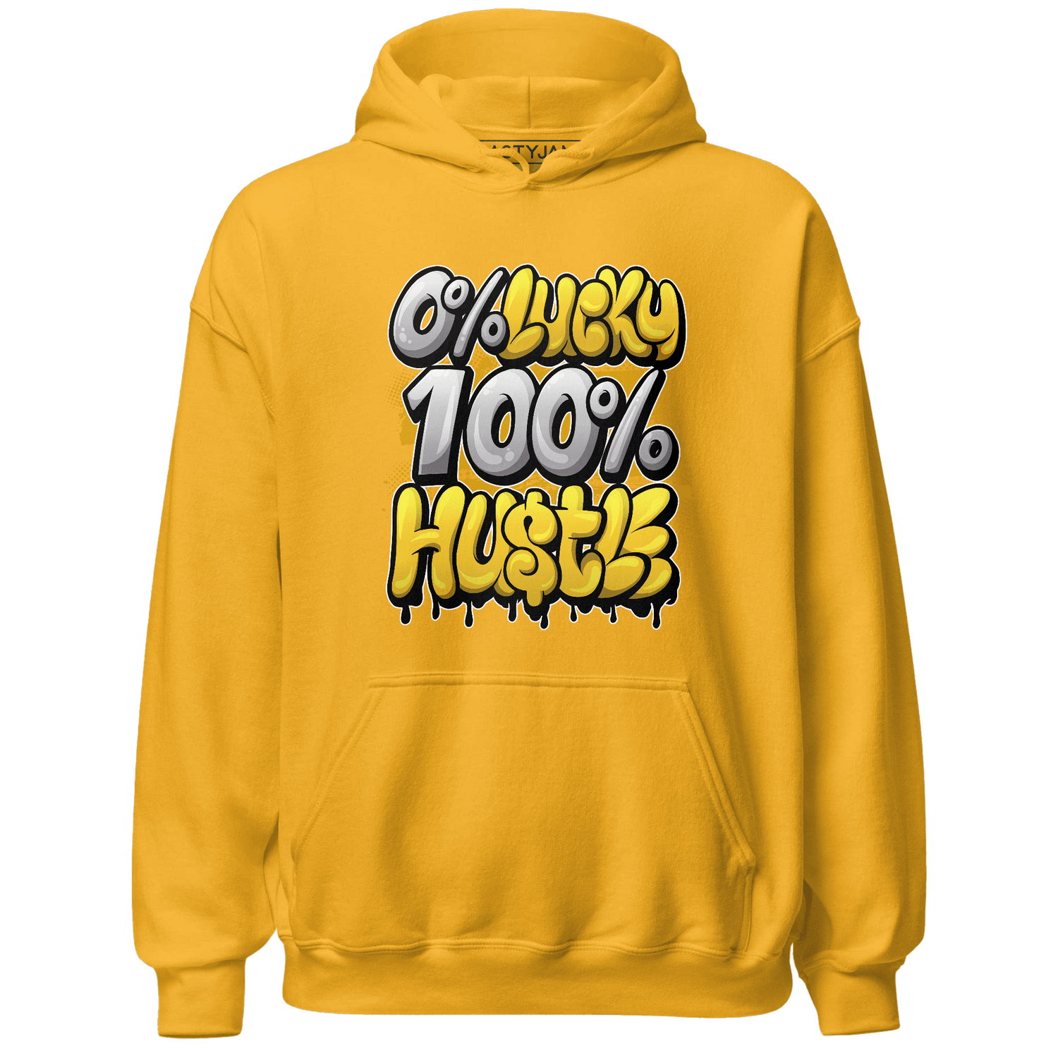 Yellow Ochre 6s Hoodie Match Lucky Hustle - NastyJamz