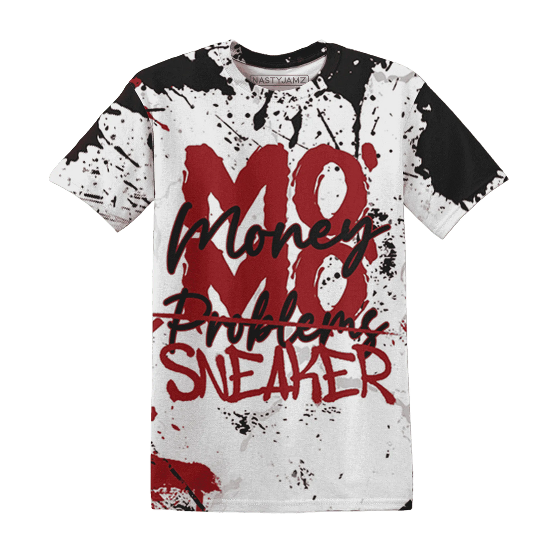 Retro-Red-Taxi-12s-T-Shirt-Match-MO-sneaker-3D