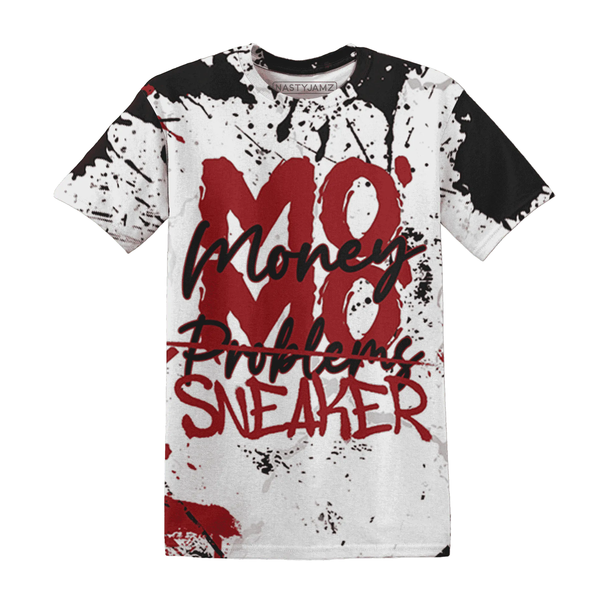 Retro-Red-Taxi-12s-T-Shirt-Match-MO-sneaker-3D