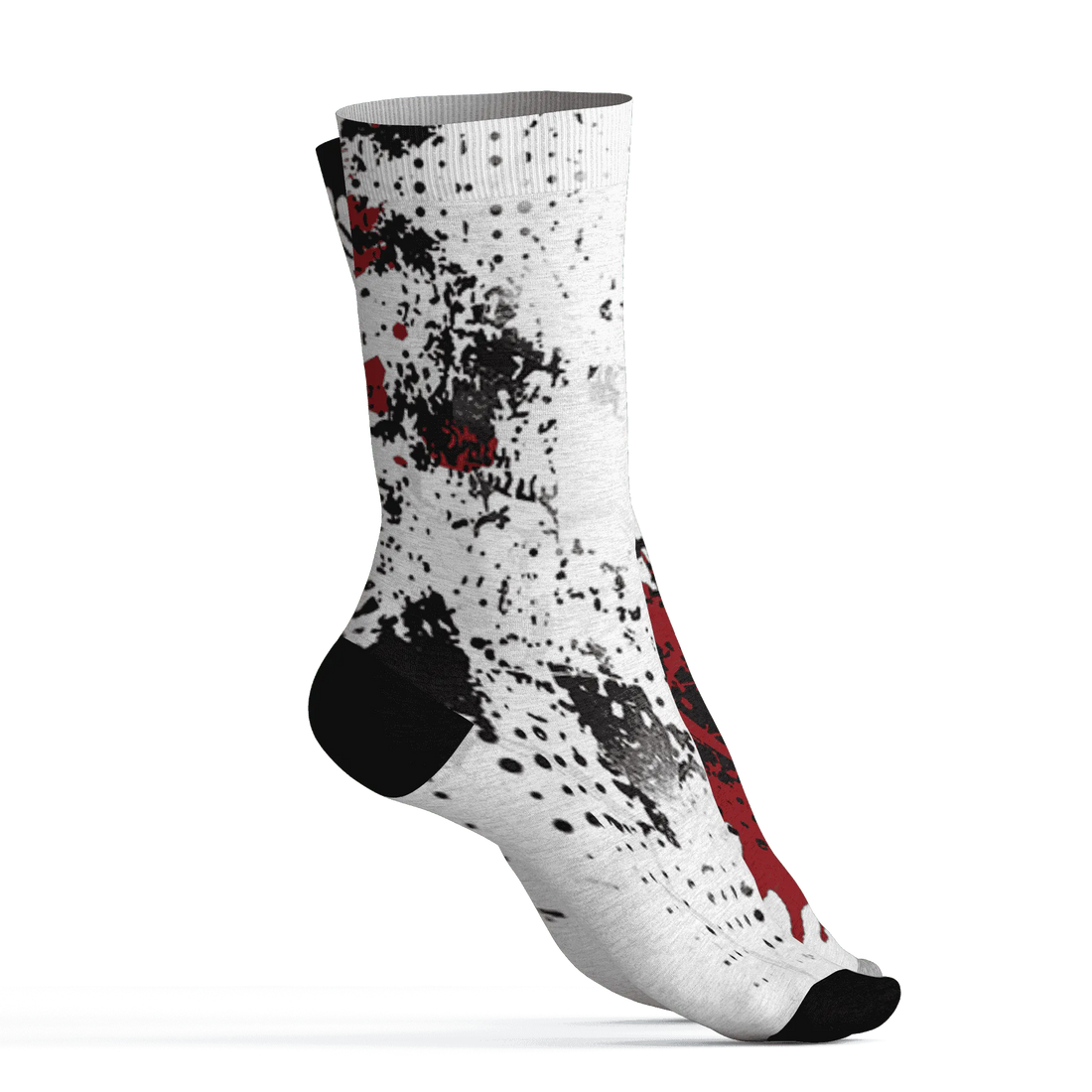Retro-Red-Taxi-12s-Socks-Match-MO-sneaker-3D