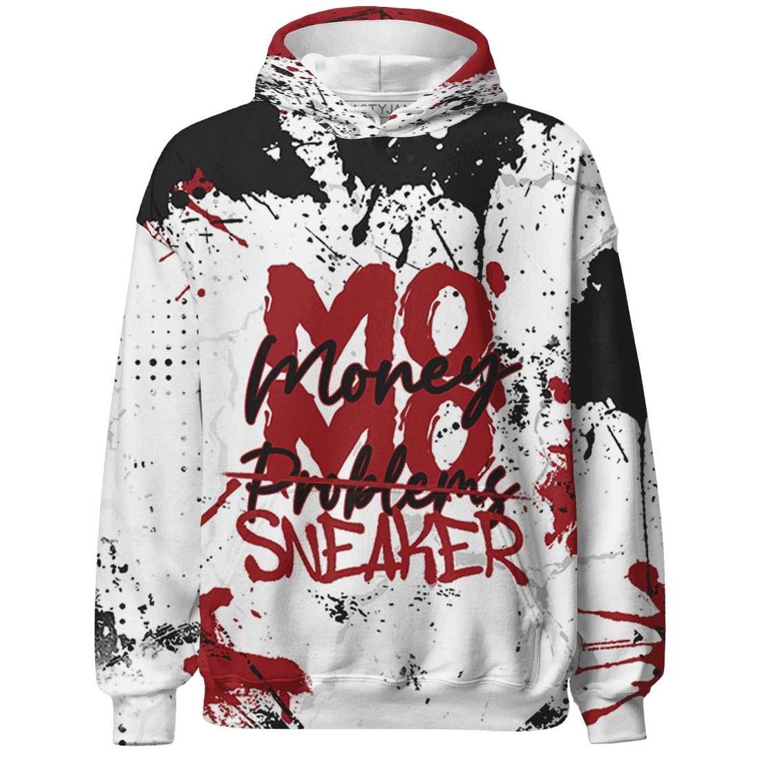 Retro-Red-Taxi-12s-Hoodie-Match-MO-sneaker-3D