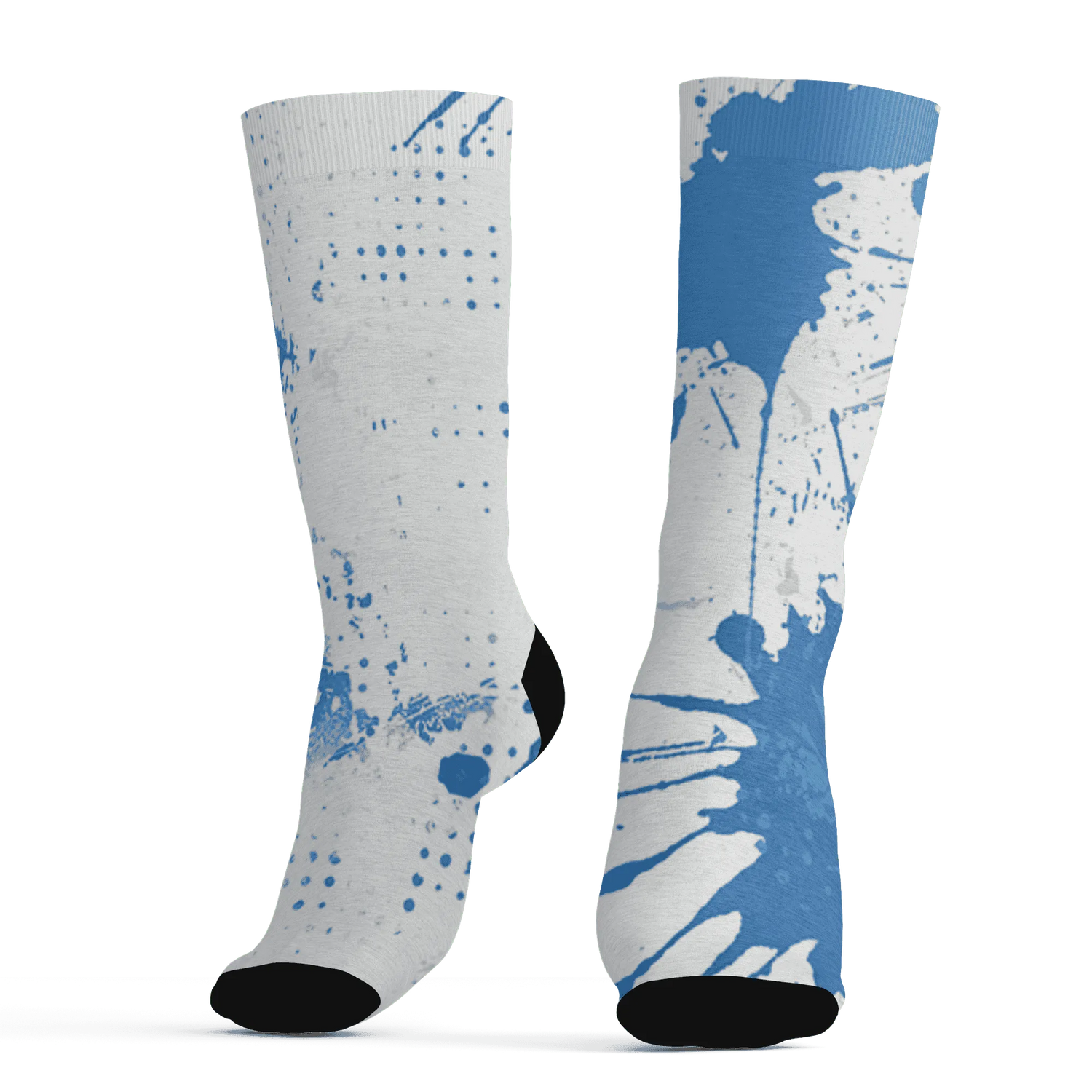 Carolina-Blue-Univercitii-17s-Socks-Match-MO-sneaker-3D
