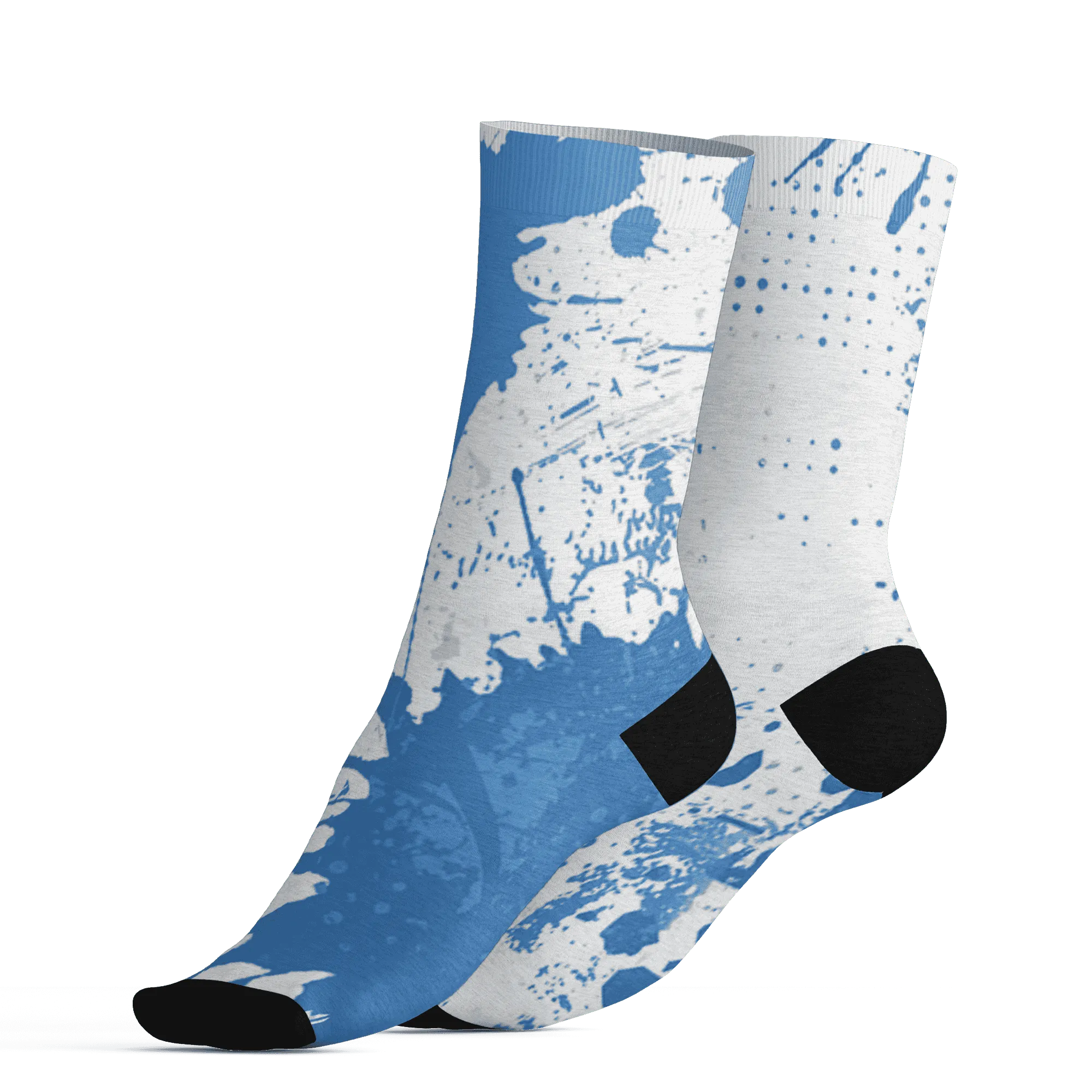 Carolina-Blue-Univercitii-17s-Socks-Match-MO-sneaker-3D