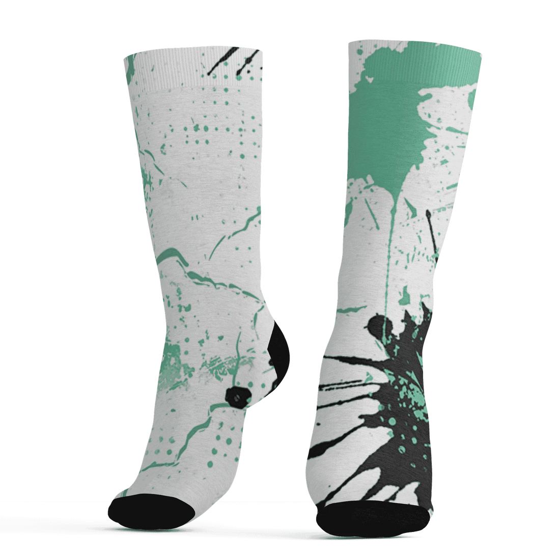 High-OG-Green-Glow-1s-Socks-Match-MO-sneaker-3D