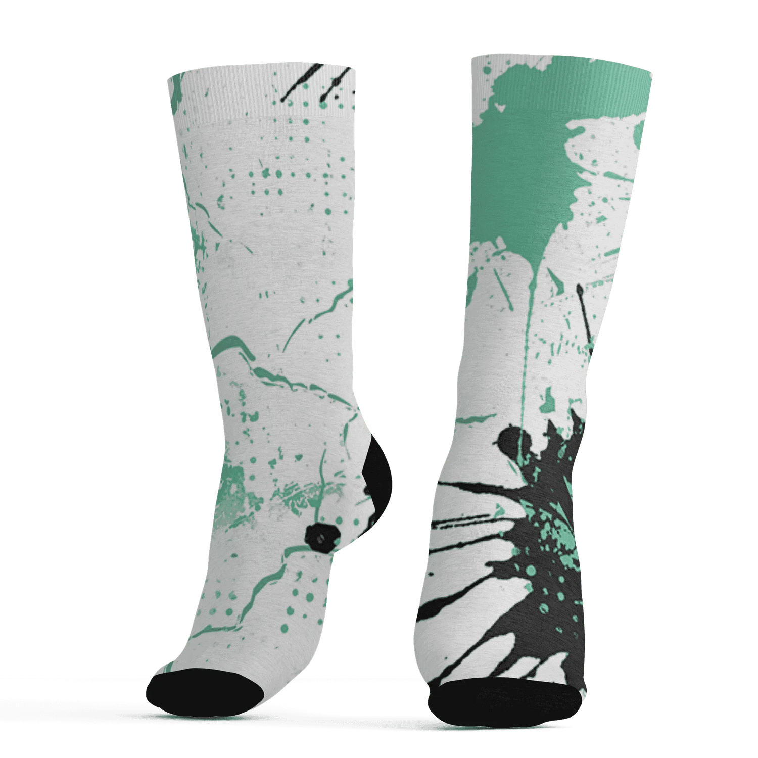 High-OG-Green-Glow-1s-Socks-Match-MO-sneaker-3D
