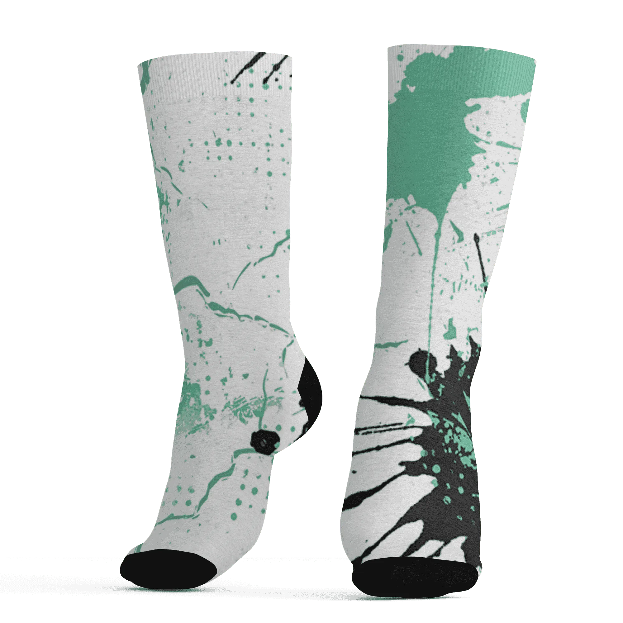 High-OG-Green-Glow-1s-Socks-Match-MO-sneaker-3D