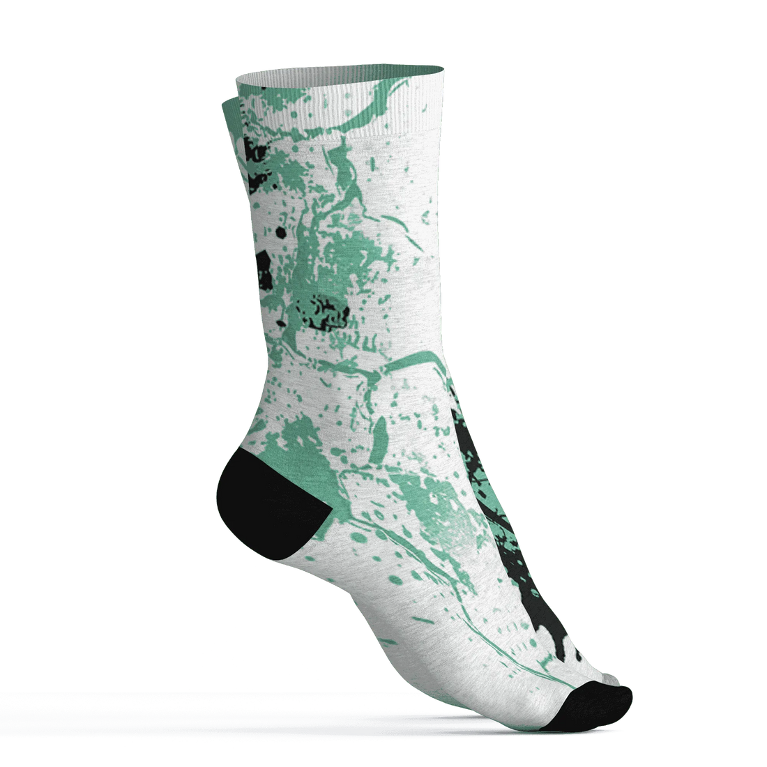 High-OG-Green-Glow-1s-Socks-Match-MO-sneaker-3D