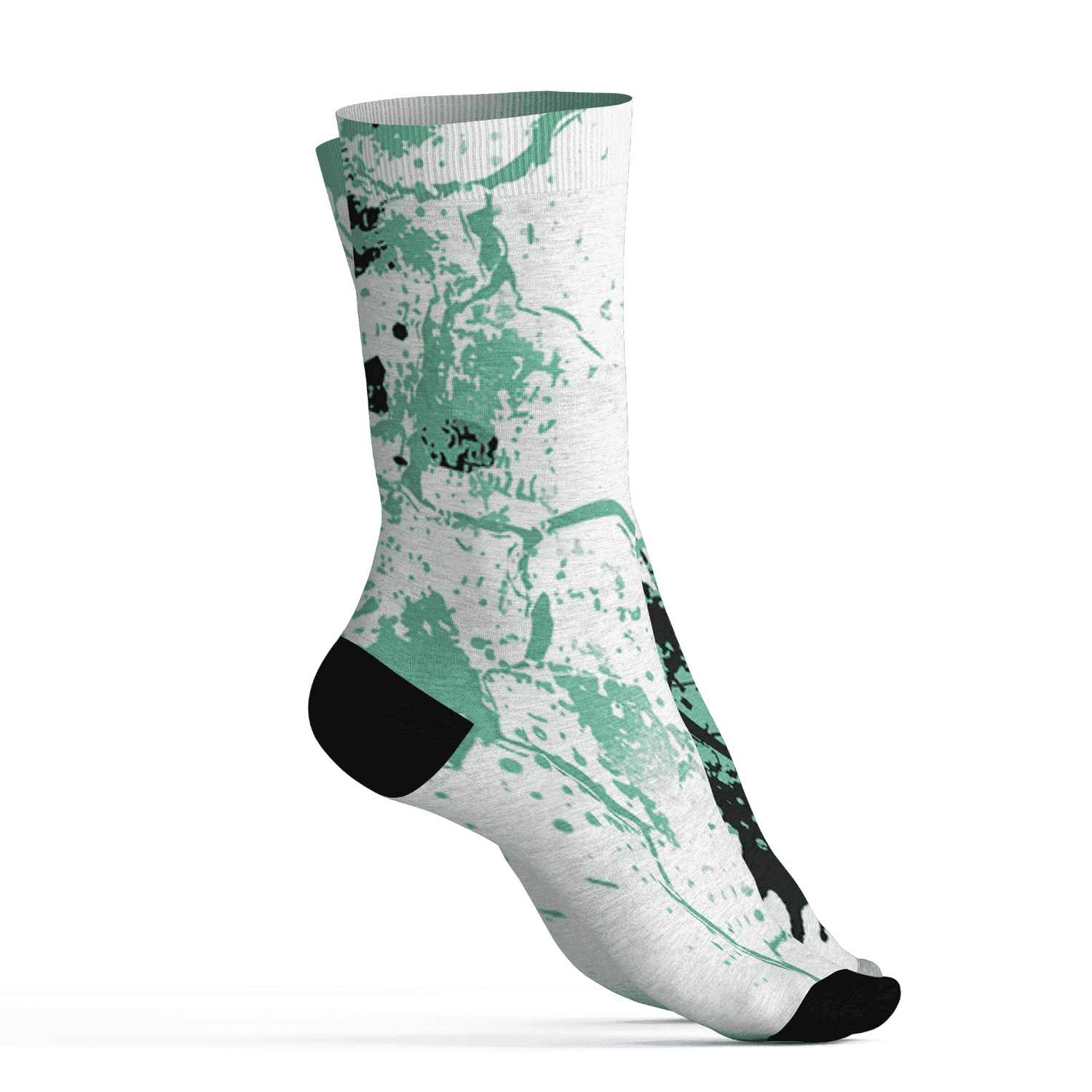 High-OG-Green-Glow-1s-Socks-Match-MO-sneaker-3D