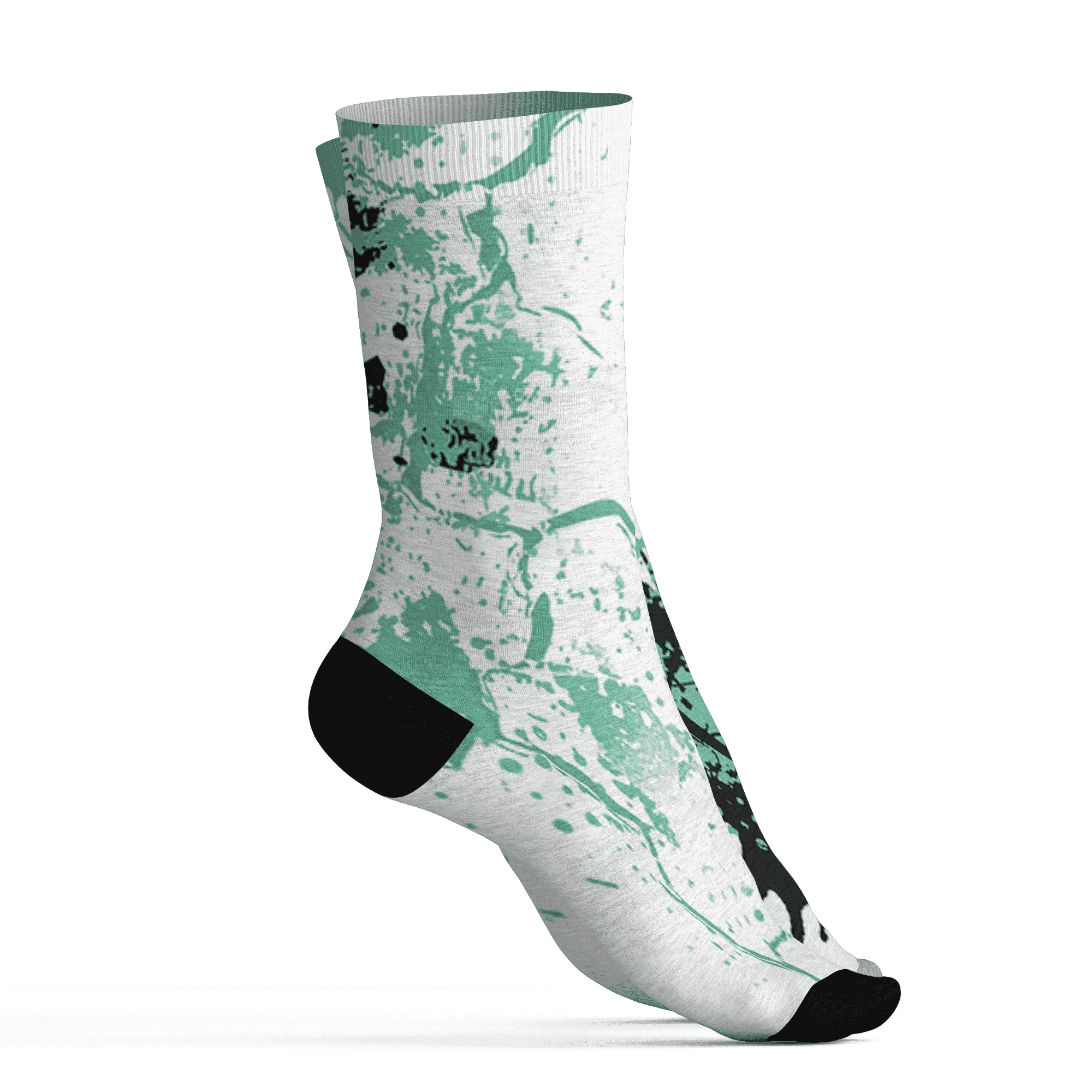 High-OG-Green-Glow-1s-Socks-Match-MO-sneaker-3D